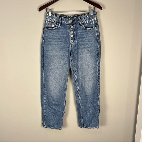 Whistles Denim - Whistles Straight Leg High Rise Jeans Distressed Classic Y2K Style Women’s 26